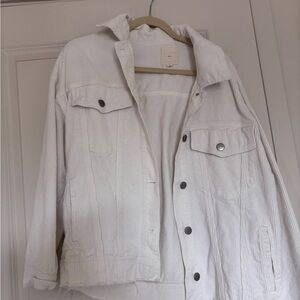 White corduroy jacket